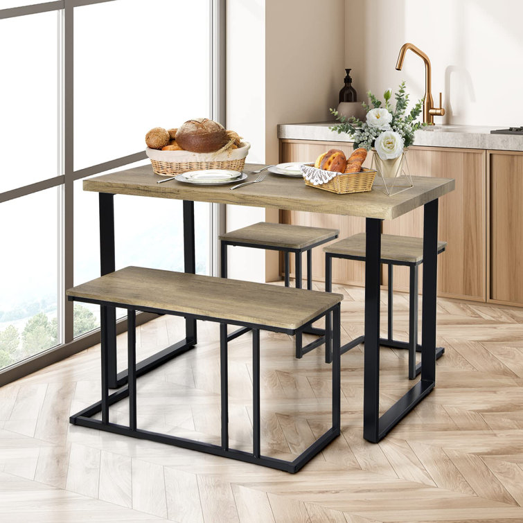 Rectangle table 2024 with bench